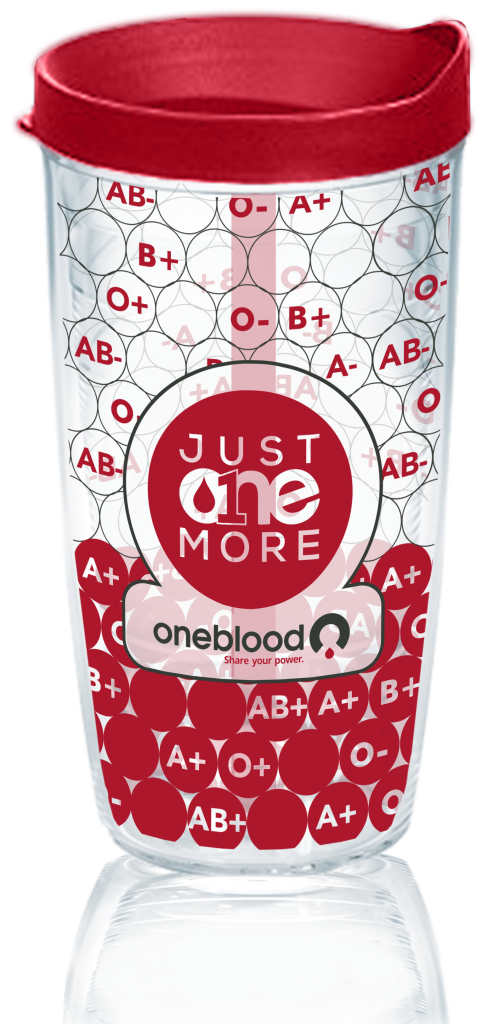 OneBlood Tervis Types