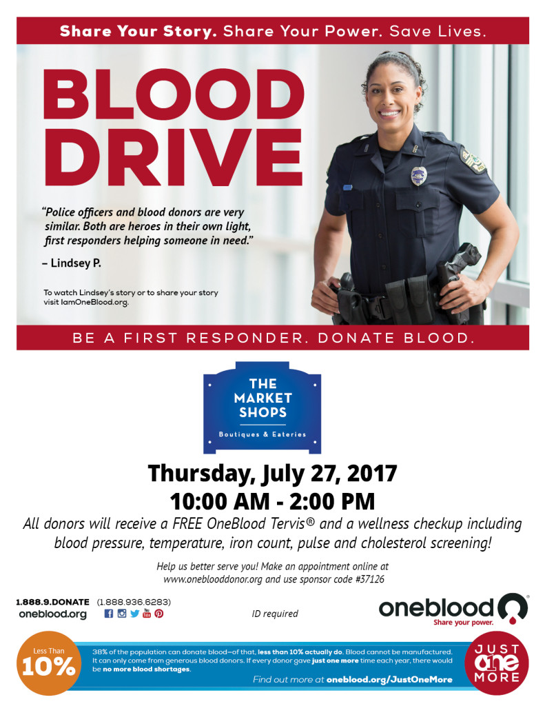 TMS 7.27.17 OneBloodDrive