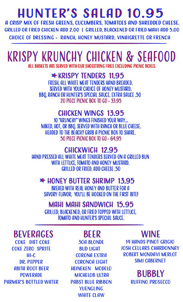 Hunter's Chicken & Burgers The Market Shops Shopping, Restaurants